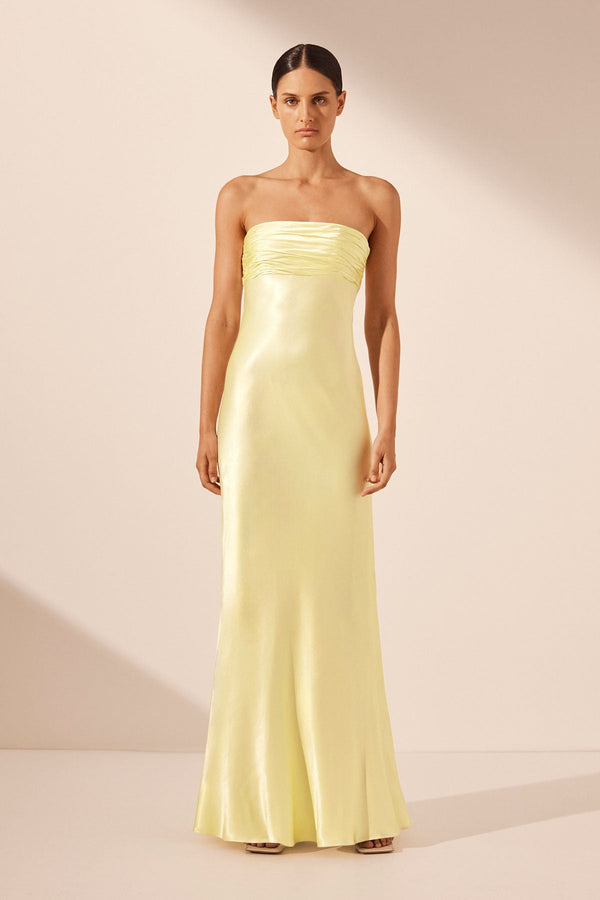 shona joy yellow bridesmaid dress Stunning Lemon Bridesmaids Dresses for a Memorable First Look