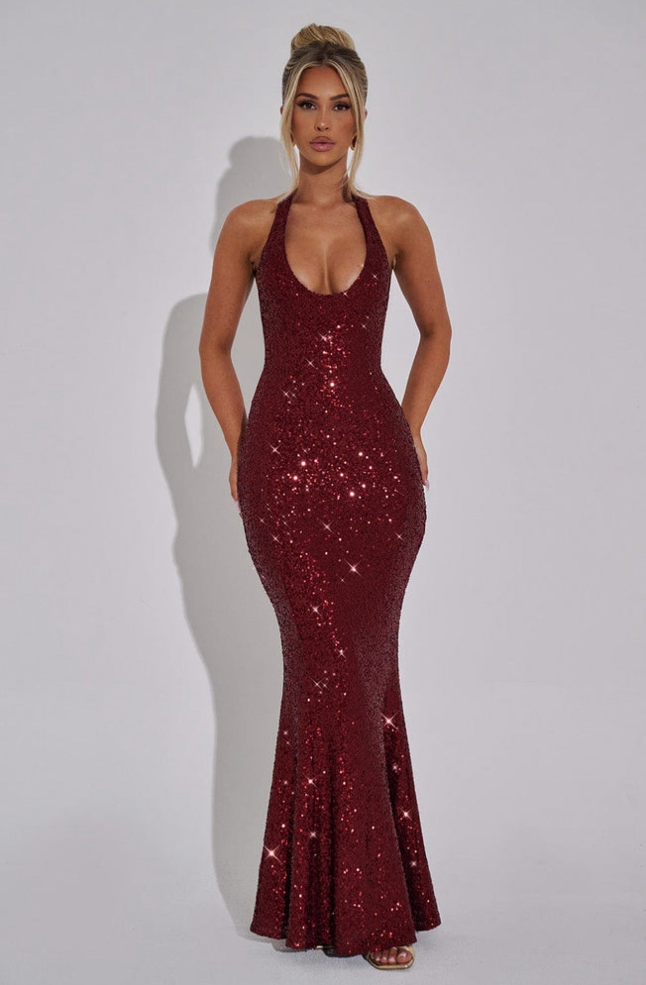 BABYBOO Odette Maxi Dress Wine THE PERFECT PFIT BABYBOO Odette Maxi Dress Wine THE PERFECT PFIT