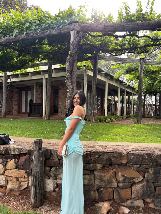 NATALIE ROLT Cadence Gown in Blue
