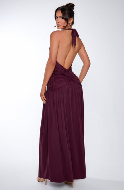 BABYBOO Melania Maxi Dress Cherry Lacquer (RRP $199.95)