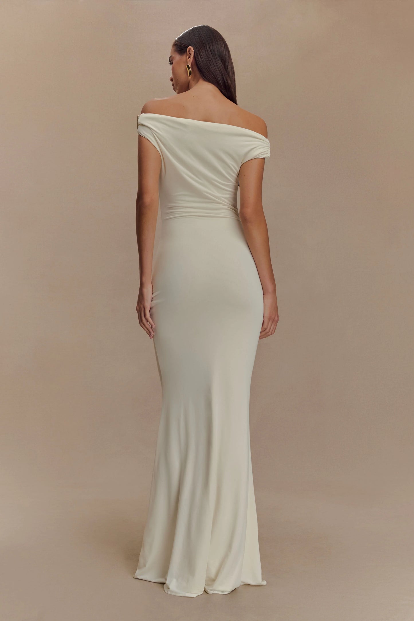 MESHKI Kinsley Slinky Maxi Dress With Hardware (RRP $149)