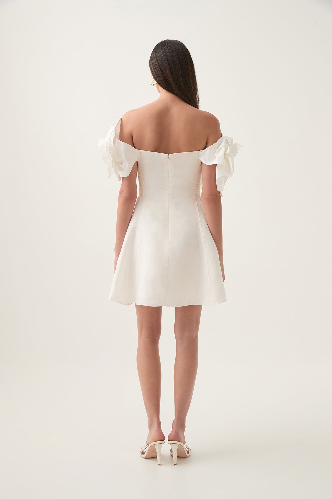 AJE Etta Mini Dress White