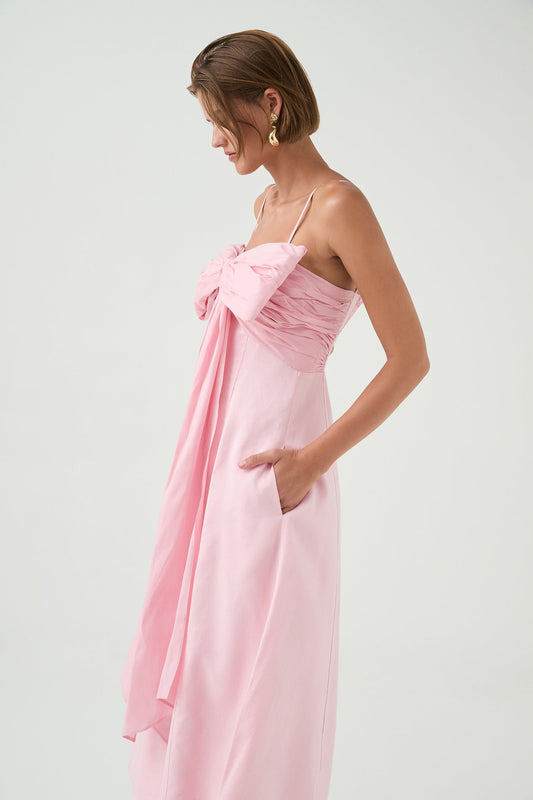 AJE Scarlett Midi Dress Cherry Blossom (RRP $595)