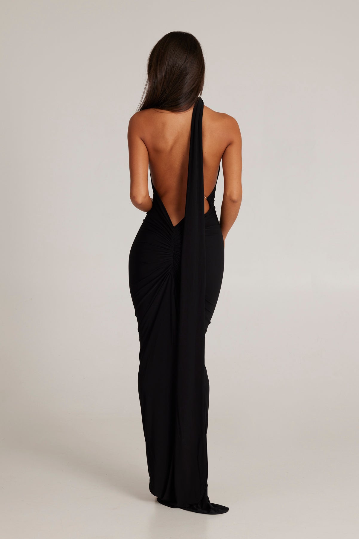 MELANI Constantina Gown Black (RRP $299)