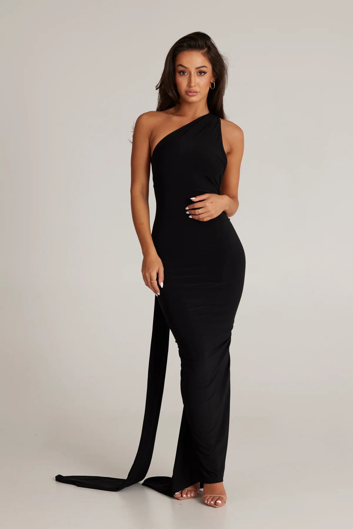 MELANI Constantina Gown Black (RRP $299)