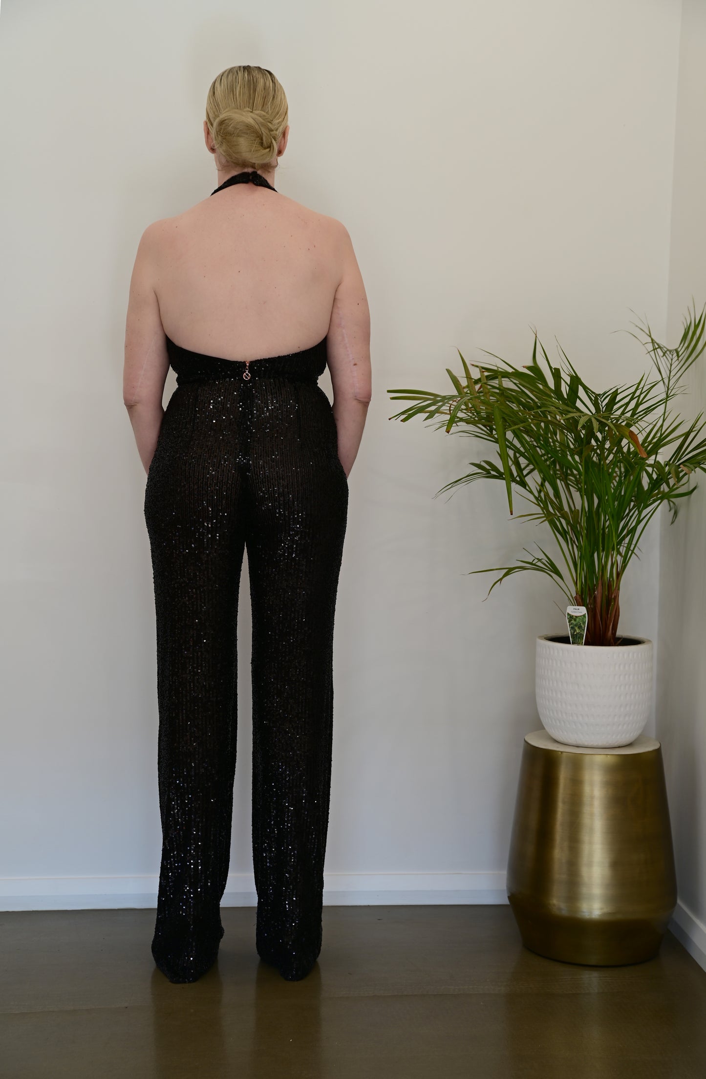 NOOKIE Fantasy Jumpsuit Black Sequin (RRP $429)