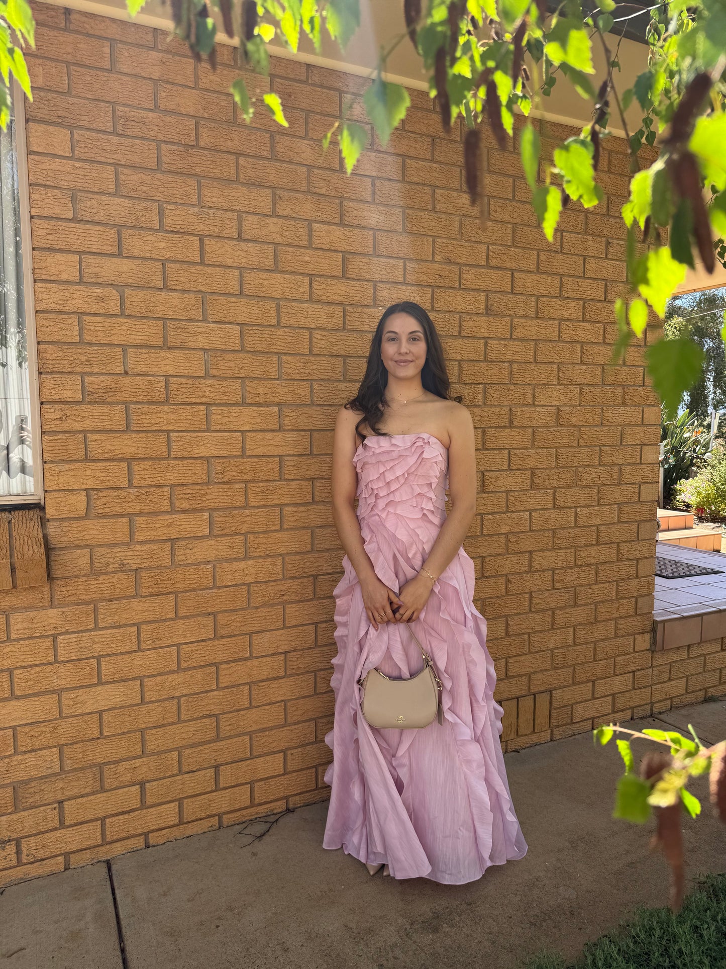 AJE Allairie Gown Chalk Pink