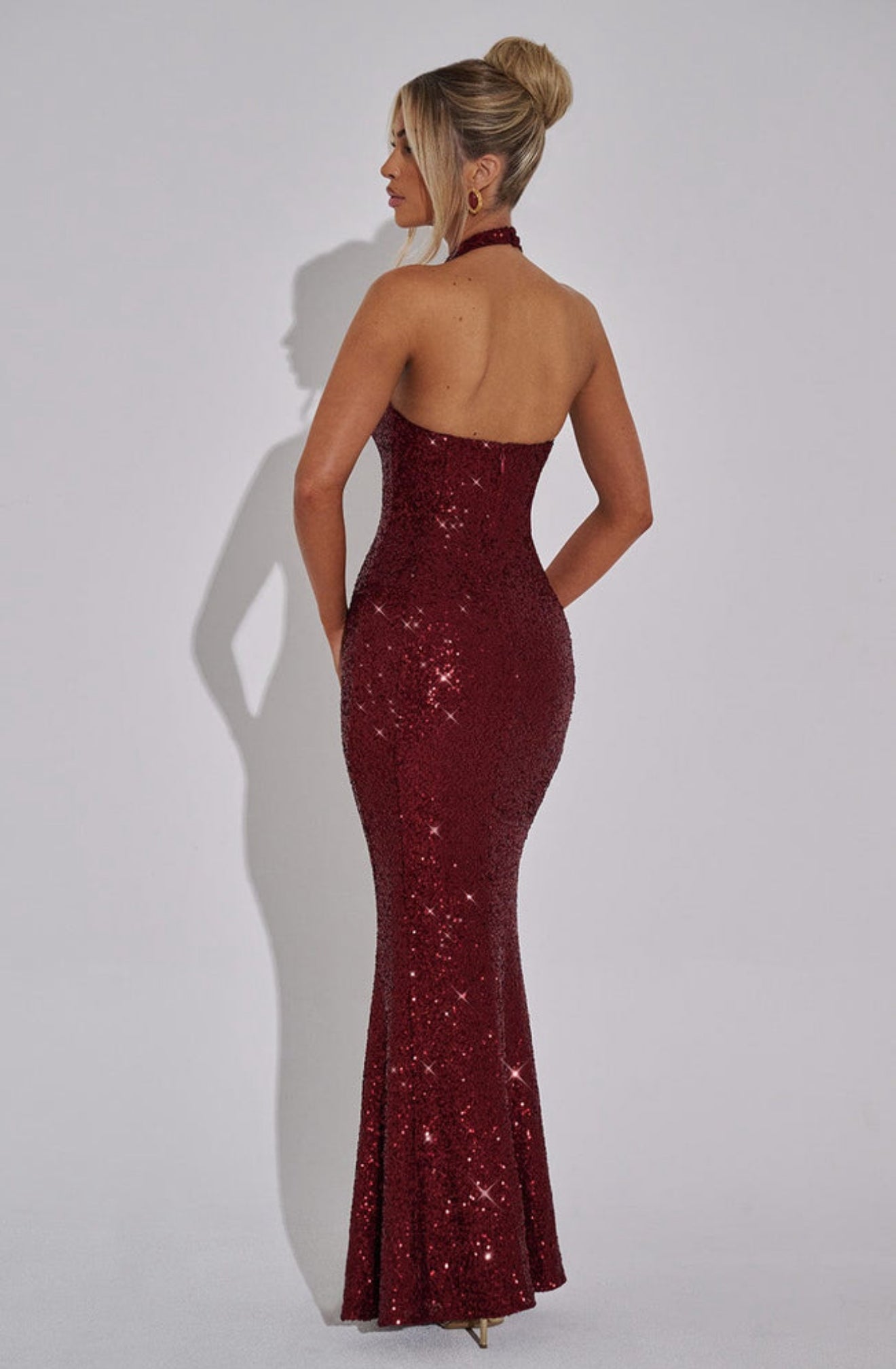BABYBOO Odette Maxi Dress Wine (RRP $229.95)