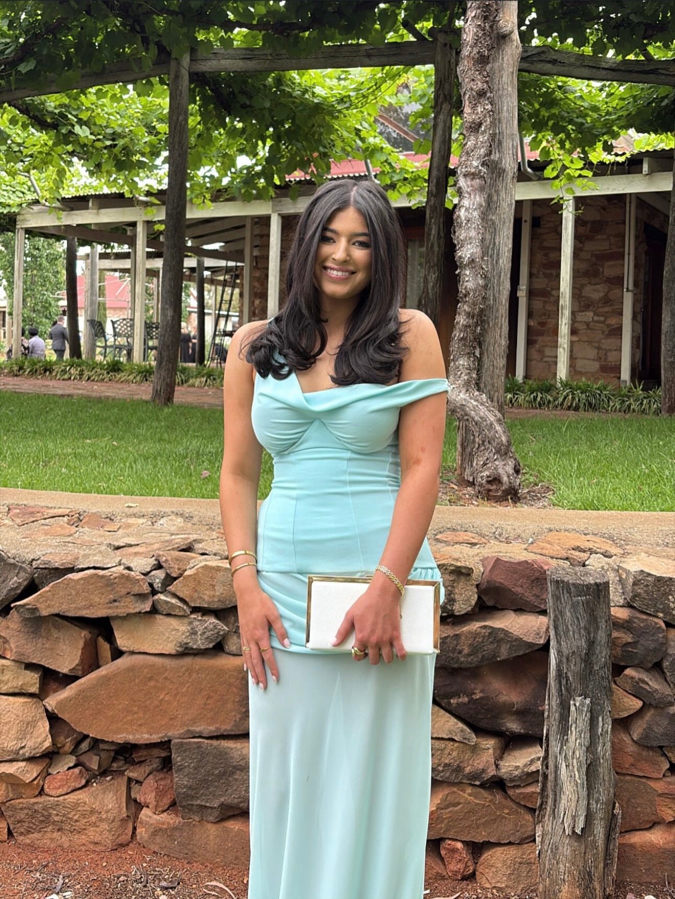 NATALIE ROLT Cadence Gown in Blue