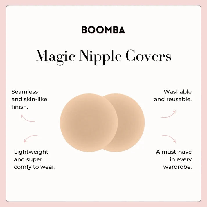 BOOMBA Magic Nipple Covers Beige