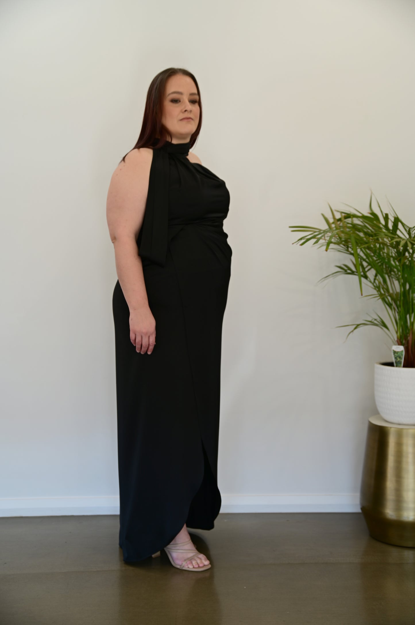 ELLE ZEITOUNE William Gown Black (RRP $329.95)
