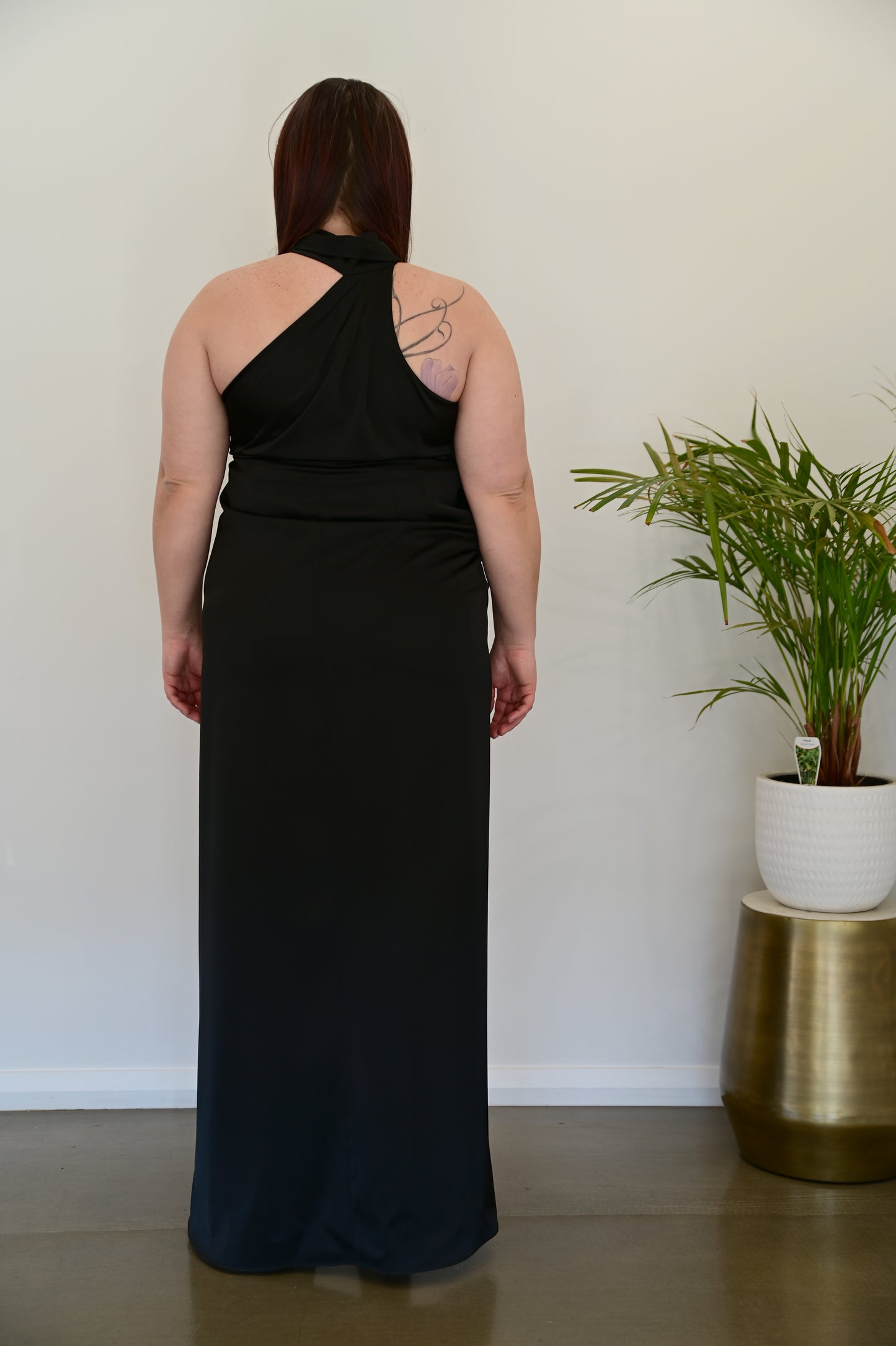 ELLE ZEITOUNE William Gown Black (RRP $329.95)