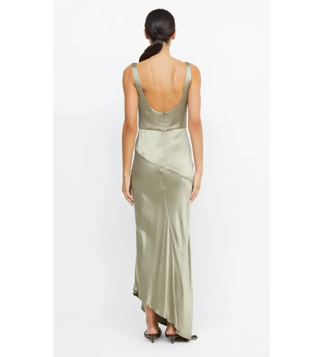 BEC + BRIDGE Moon Dance Cowl Dress Sage (RRP $330)