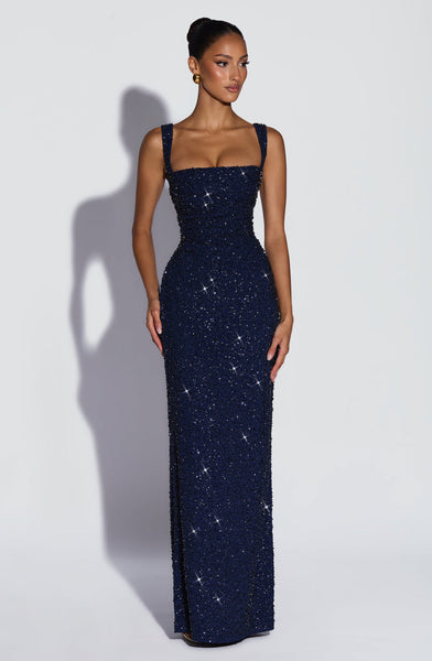 BABYBOO Calanthe Maxi Dress Navy Sparkle – THE PERFECT PFIT BABYBOO Calanthe Maxi Dress Navy Sparkle – THE PERFECT PFIT