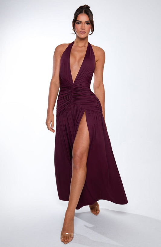 BABYBOO Melania Maxi Dress Cherry Lacquer (RRP $199.95)